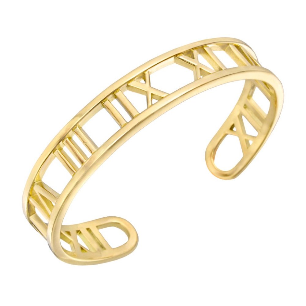 TIFFANY ATLAS 18K Gold Cuff Bracelet Vintage
